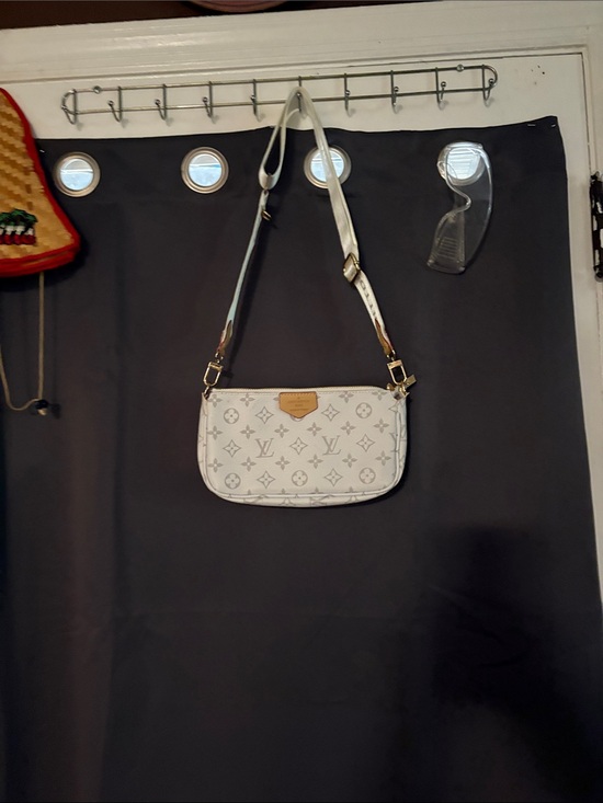Handbags - White Designer Monogram Crossbody Bag